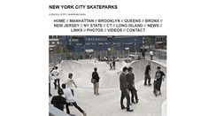 Desktop Screenshot of newyorkcityskateparks.com